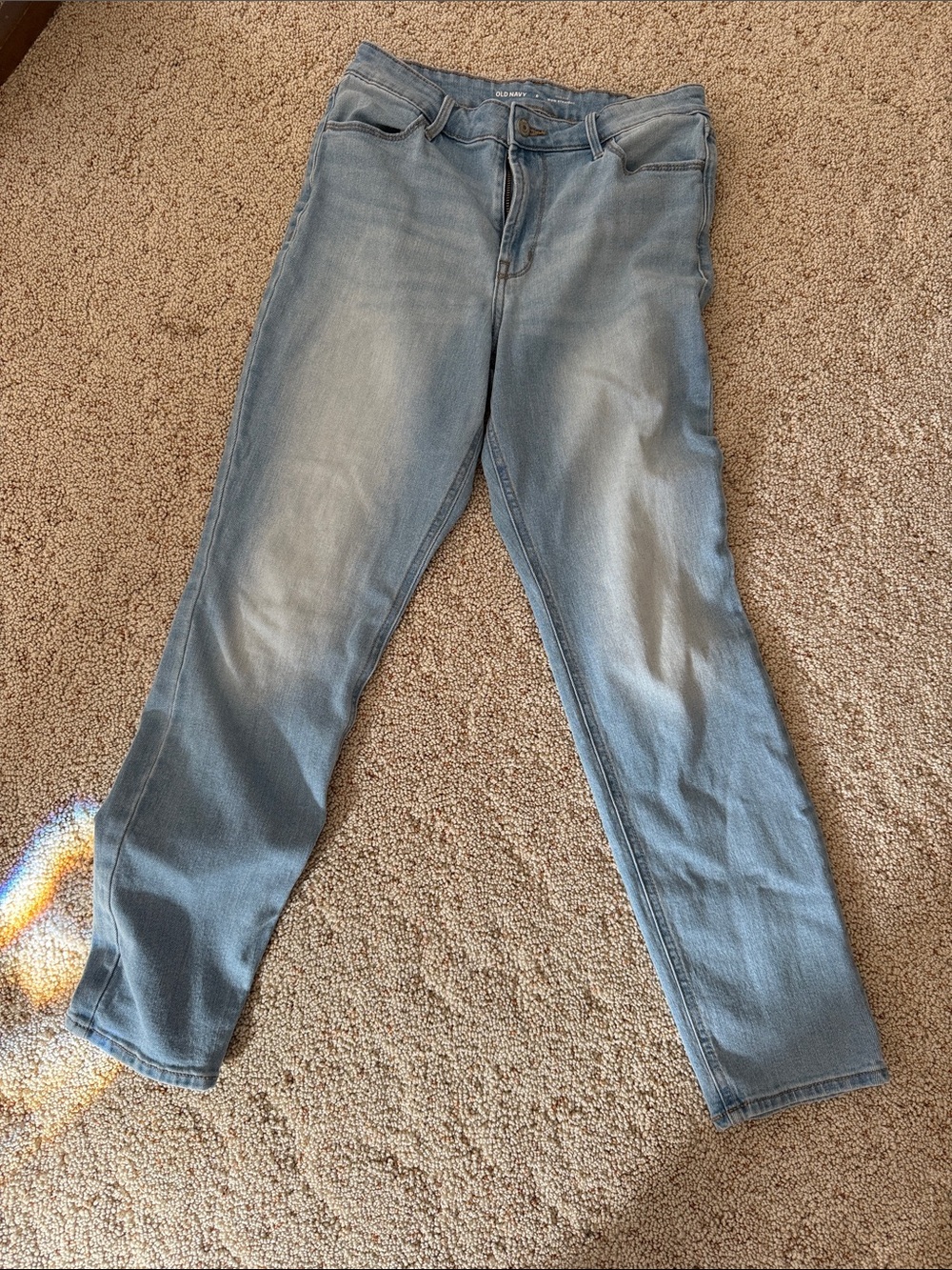 Old Navy Light Blue Straight Jeans